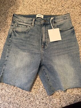 pistola Light Blue Denim Jean Shorts